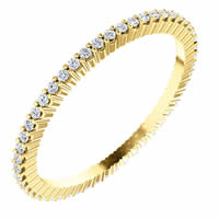 Item # SR127785025 - Gold Diamond Eternity Band 0.25CT