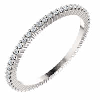 Item # SR127785025WE - Diamond Eternity Band 18K White Gold