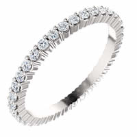 Item # SR127785050PP - Platinum Eternity Band
