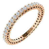 Item # SR128658050R - Rose Gold Eternity Band