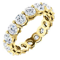 Item # SR128658350E - Yellow Gold Eternity Band