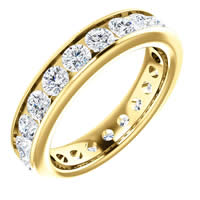 Item # SR128774210 - Gold Eternity Band