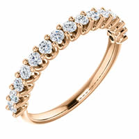 Item # SR128858050R - Eternal-Love Anniversary Band Rose Gold. 0.50CT