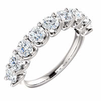 Item # SR128858175W - White Gold Eternal-Love Anniversary Ring. 1.75CT