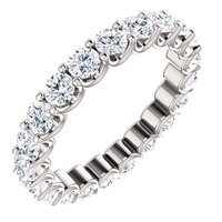 Item # SR128869210PP - Eternal-Love Eternity Band. Platinum, 2.0CT