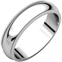 Item # T123871PP - Platinum Comfort Fit 5mm Wedding Band