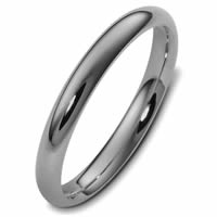 Item # V123791TI - Titanium Plain 3mm Comfort Fit Wedding Band