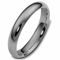 Item # V123801TI - Titanium Traditional Plain 4mm Comfort Fit Band