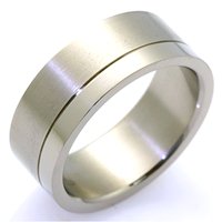 Item # WB7665TI - Titanium Wedding Band
